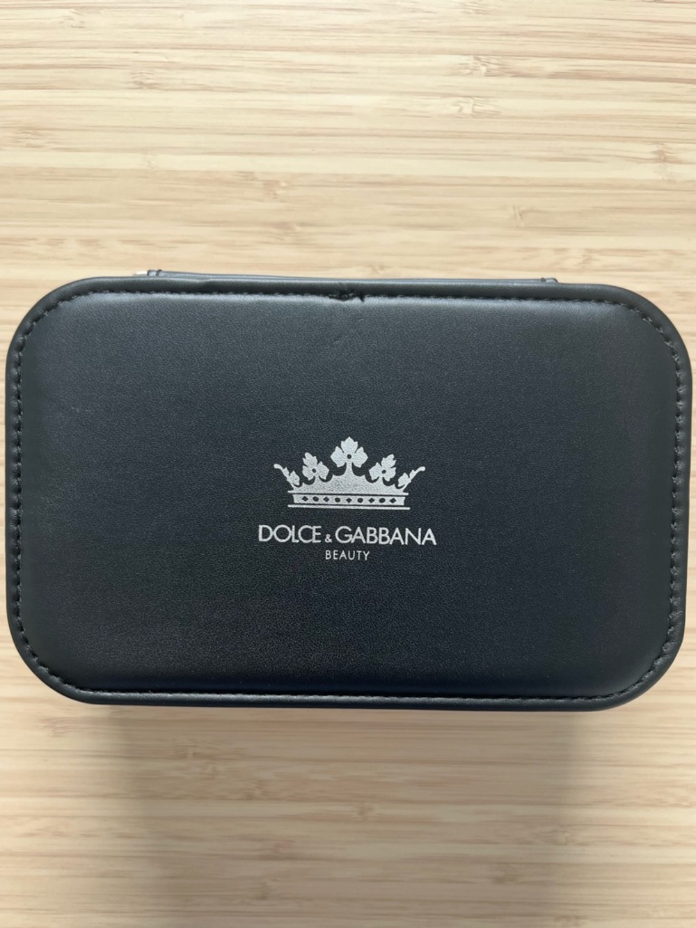 Authentic Dolce & Gabbana Black and Silver Jewelry Box Organizer / Travel Case - Picture 9 of 9